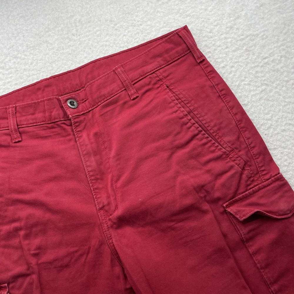 Levis Cargo‎ Pants Mens 36x29 (Tag 34x32) Tapered Jogger White Tab Stretch Work
